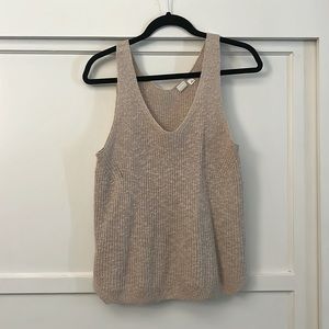 Gap Sweater Tank Tan Size Small